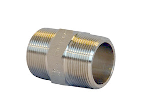 RVS 316L dubbele zeskantnippel NPT 3000#